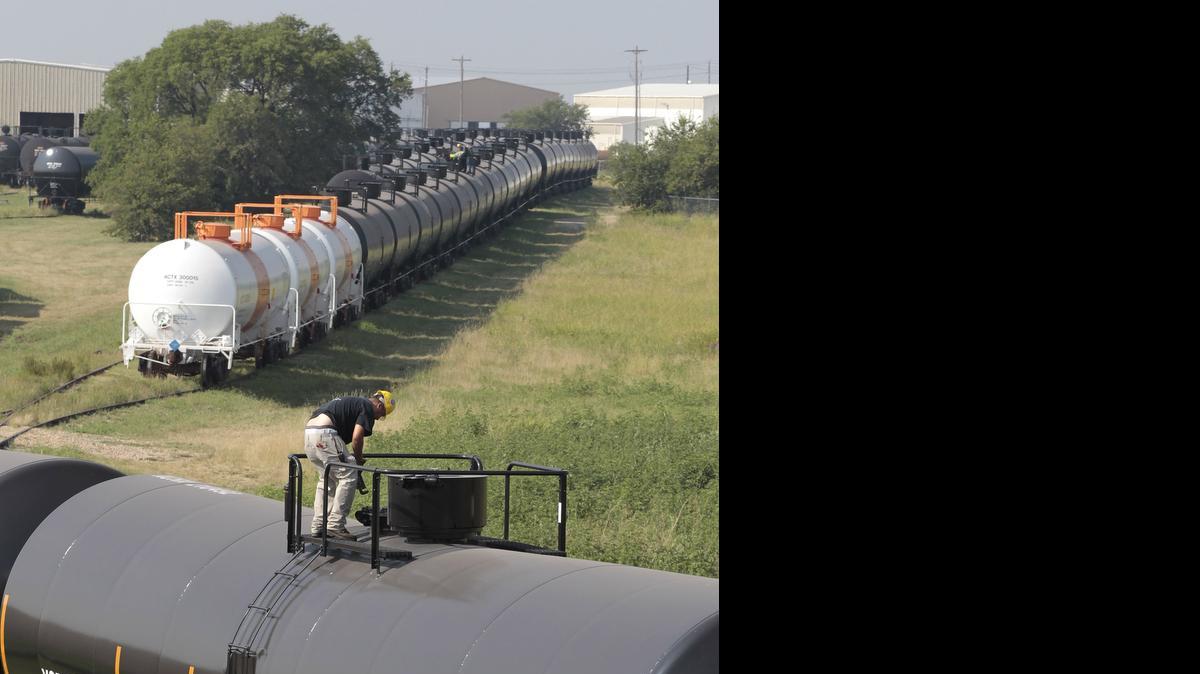 
Trinity Industries boosted its earnings forecast after buyers began ordering more cars to haul cargo such as autos, chemicals, and farm and consumer goods. Trinity builds rail cars at a plant north of Saginaw. In 2014, the company had a surplus of cars there.
