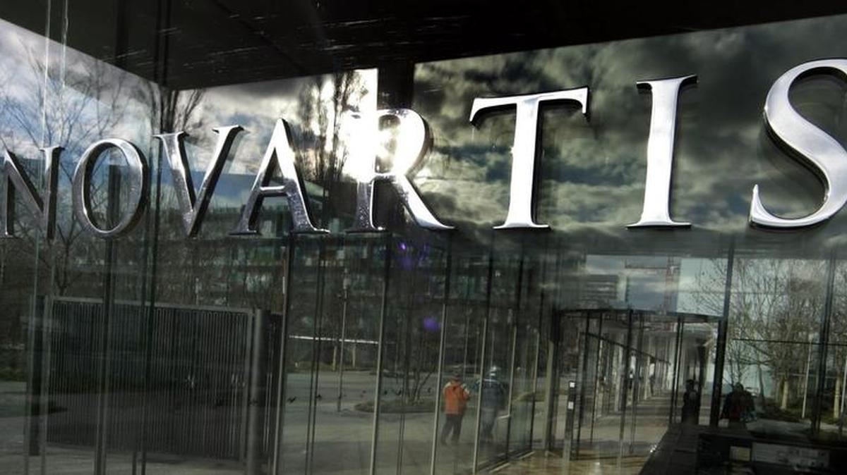 Swiss pharmaceutical giant Novartis reported lower first-quarter earnings, as its Fort Worth-based Alcon unit continued to struggle.