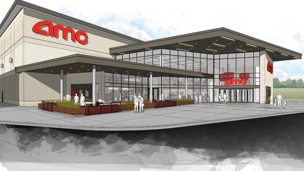 An artist’s rendering of the AMC Clearfork 8, which will be built at The Shops at Clearfork in southwest Fort Worth.