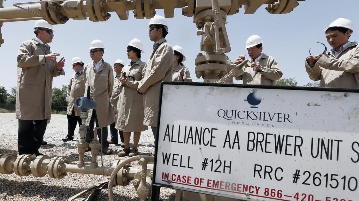 BlueStone Natural Resources II completed its purchase of Quicksilver Resources. Part of its new assets will be wells near Alliance Airport.