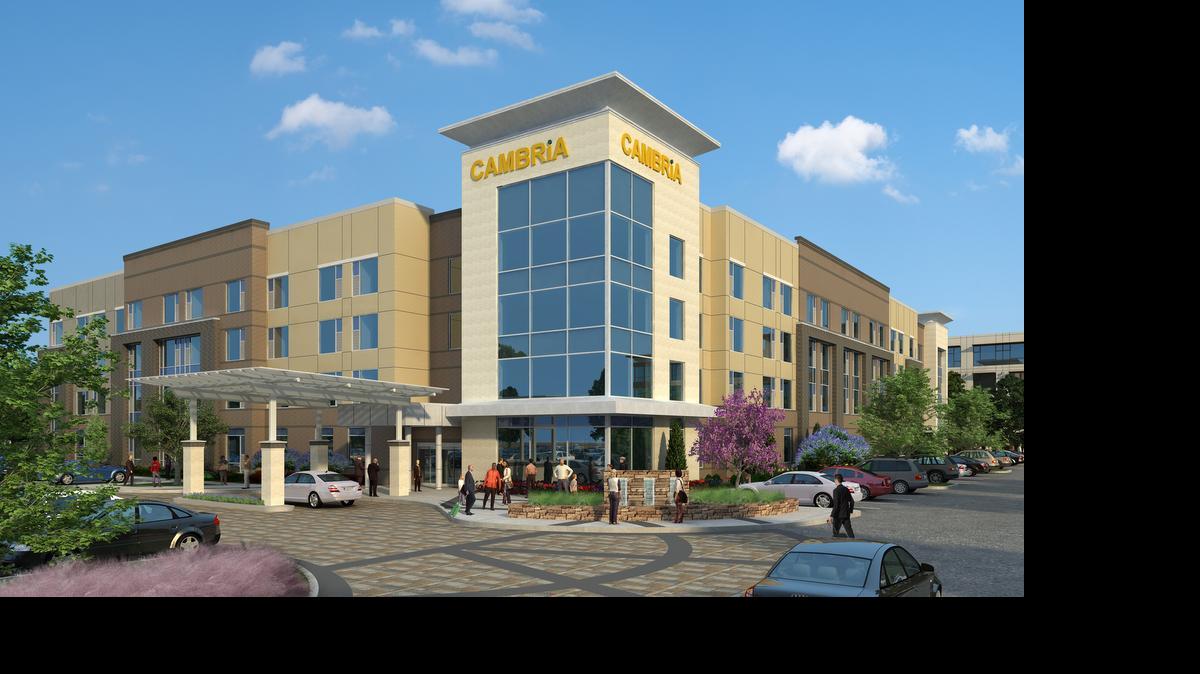 
Rendering of Cambria Hotel being built in the Kimball Park development in Southlake.
