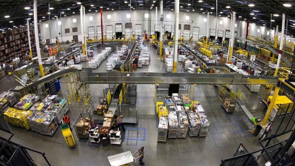 
Amazon’s 1.1 million-square-foot fulfillment center in Haslet has more than 2,000 employees. 
