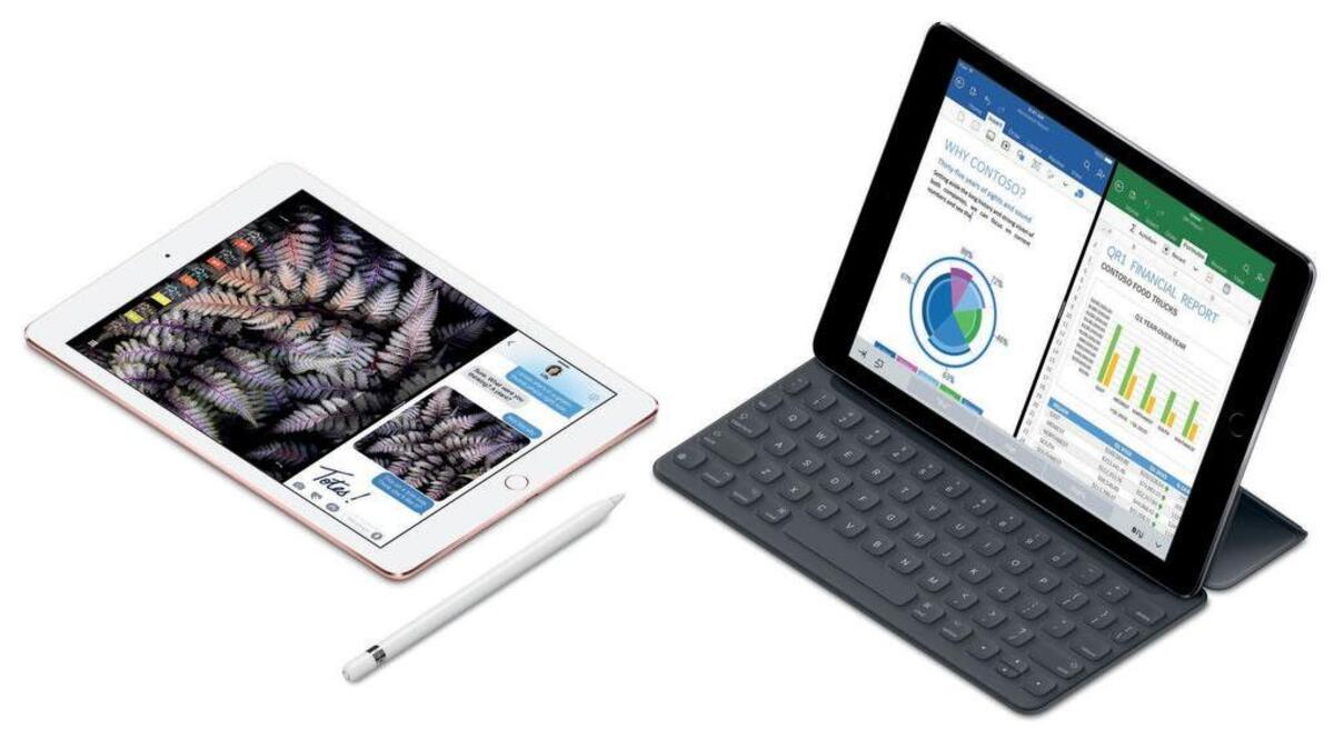 In an effort to spur sales, Apple announced the new iPad Tuesday. The iPad Air 2 is replaced by a new model simply called the iPad. Its price starts at $329 for 32 gigabytes of storage, down from $399.