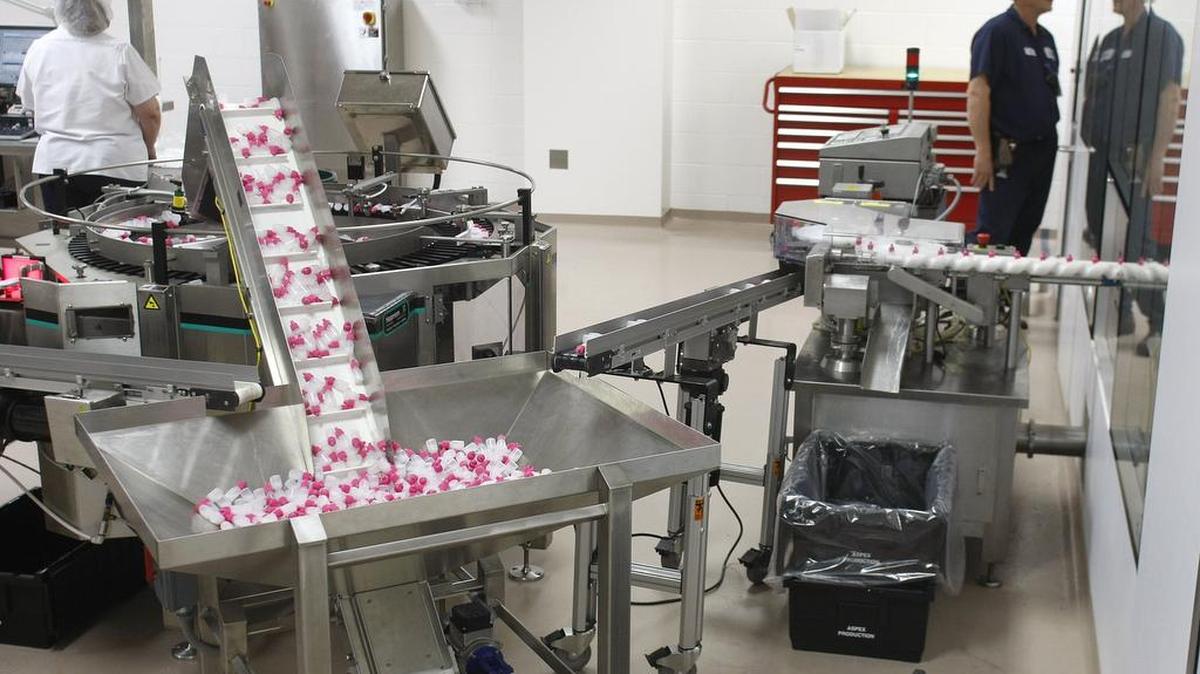 Alcon manufactures eye care pharmaceuticals and products at its main campus located off I-35W south of downtown Fort Worth.