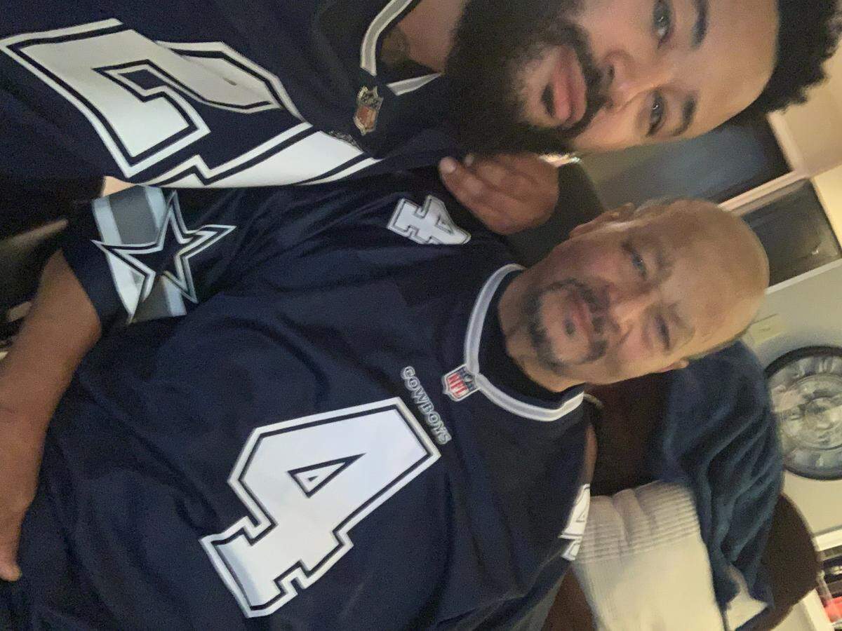 Me and Pop Mike Paris representing our hometown Cowboys. Monday, Nov. 4, 2019