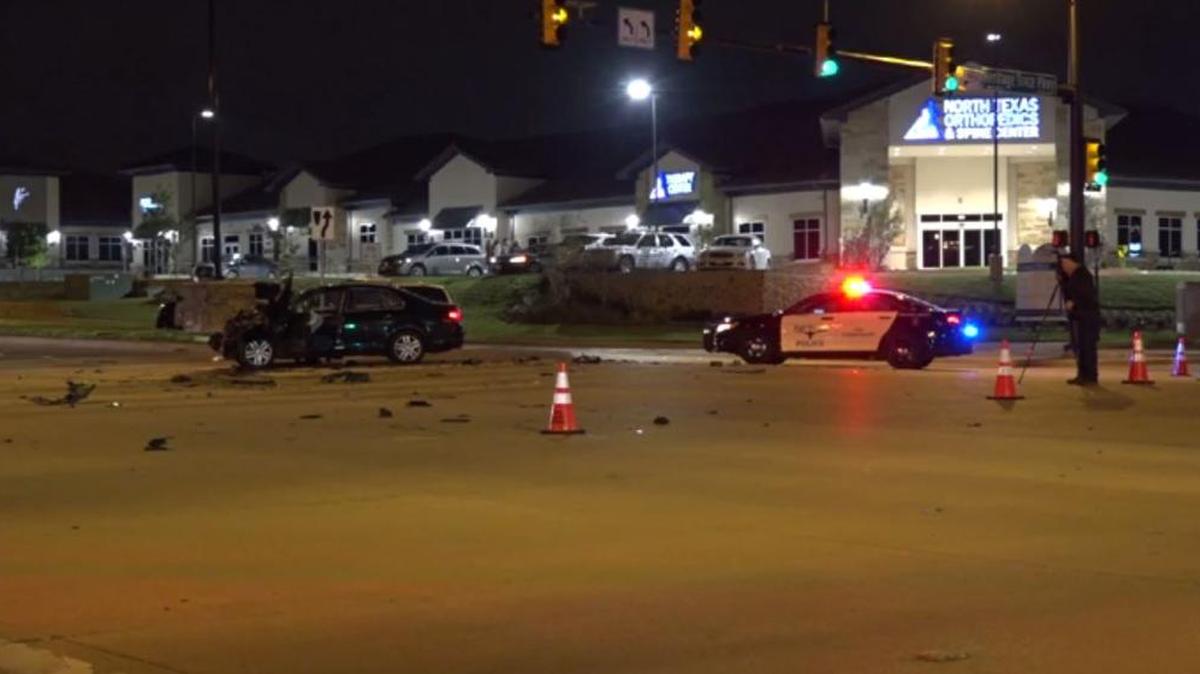 One person is dead and another is in the hospital after a crash Friday night in north Fort Worth.