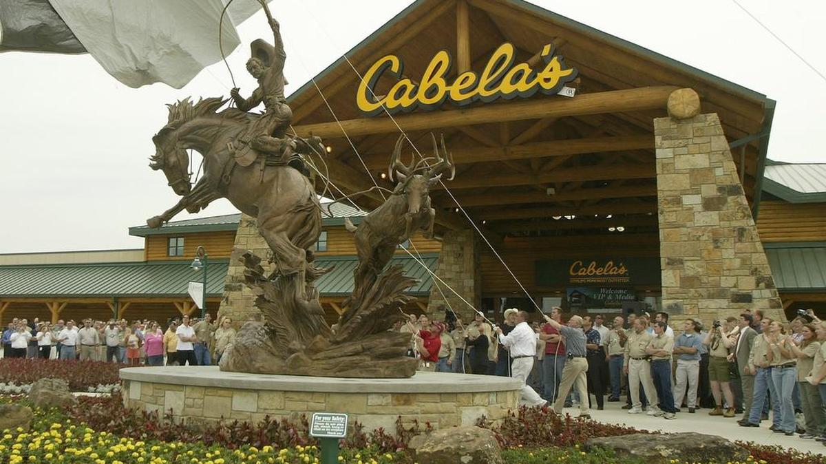 Cabela’s purchase by Bass Pro faces additional scrutiny. Both companies own stores in North Texas, including this Cabela’s store at I-35 and Highway 170 in far north Fort Worth.