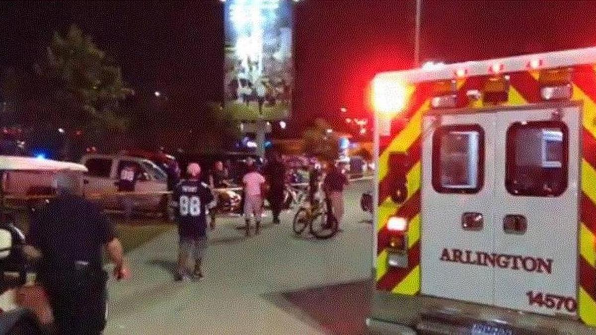 The suspect in October’s deadly AT&T Stadium shooting was indicted on a murder charge Wednesday.