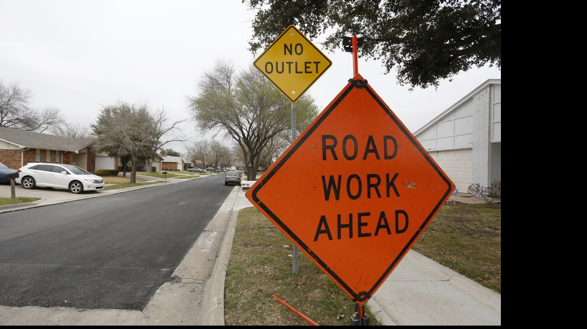 
A recently completed street project in Arlington last year. The city has a quarter cent of its available sales tax rate devoted to street repairs. The City Council authorized the creation of an Arlington Economic Development Corp. this week to decide what to do with the city’s remaining quarter cent of sales tax availability.
