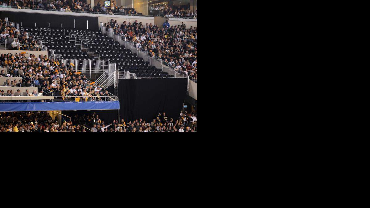 
Some sections of temporary seating were closed down by officials for safety reasons at Super Bowl XLV at Cowboys Stadium in Arlington.

