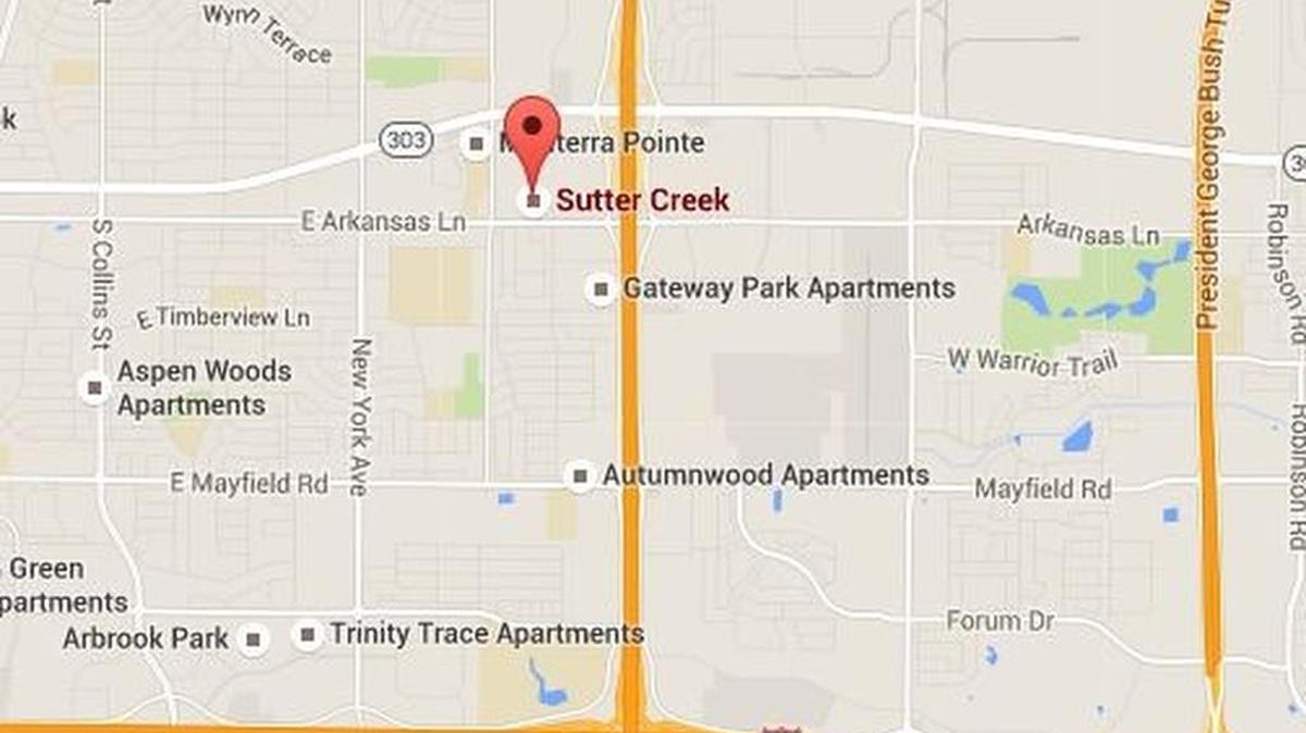 Arlington firefighters battled a two-alarm fire at the Sutter Creek apartments early Thursday.