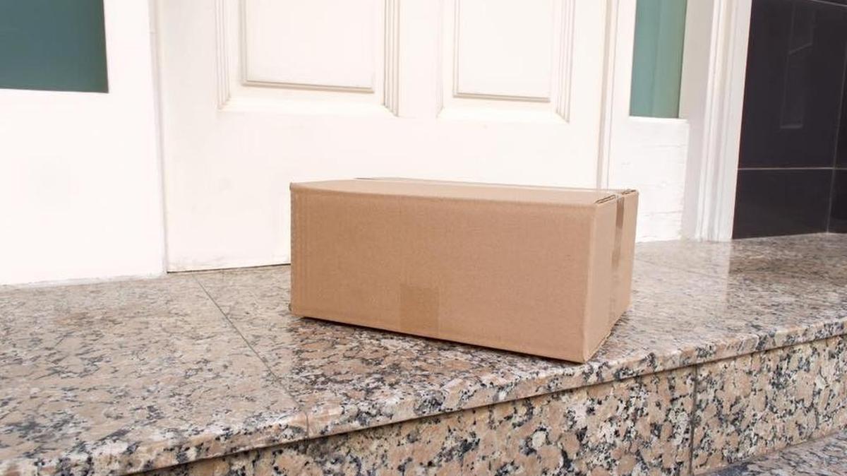 A box containing marijuana was found on the front porch of an Arlington home.