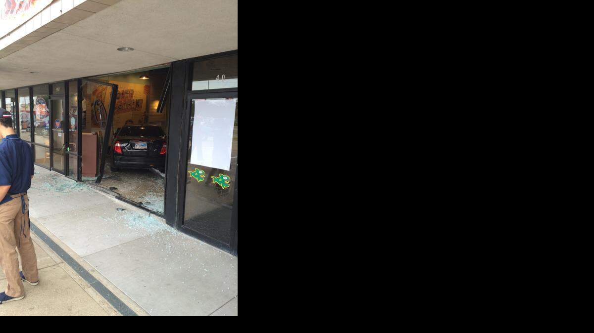 
A woman accidentally drove her car into the dining room of Jersey Mike’s in the 4200 block of W. Green Oaks Boulevard in west Arlington during lunch Wednesday, police and fire officials said. A male customer reportedly suffered minor injuries. 
