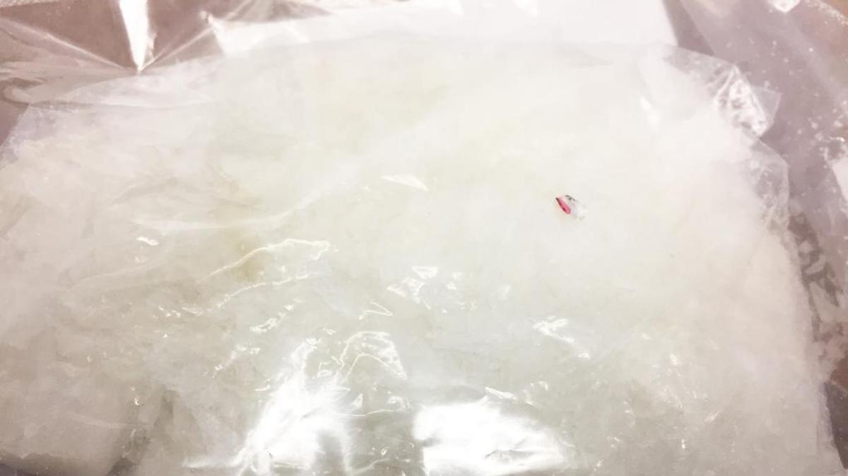 In this file photo from 2017, Arlington police display crystal methamphetamine they confiscated during an arrest. Deaths from stimulant overdoses in Texas increased fourfold from 2013 to 2023.