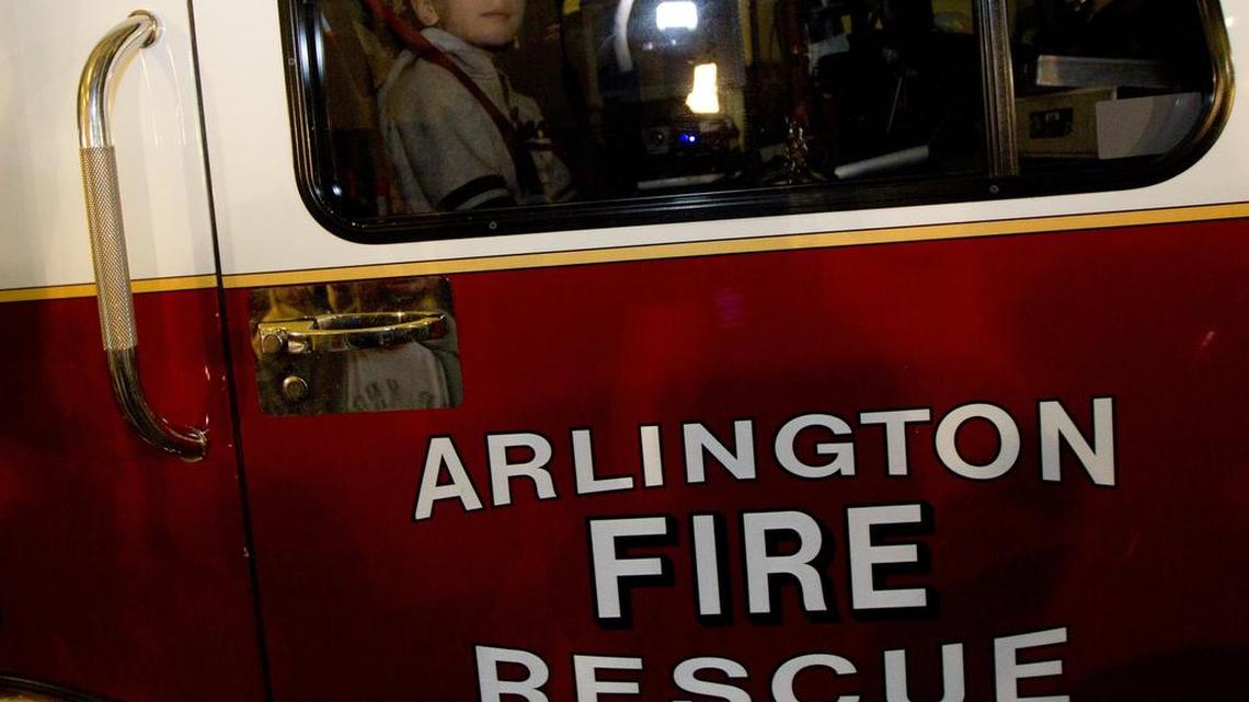 Arlington Fire Rescue responded to a man who was struck by a vehicle while riding a bicycle on E. Park Row Drive on Oct. 15. The victim, Michael Airheart, died Wednesday.