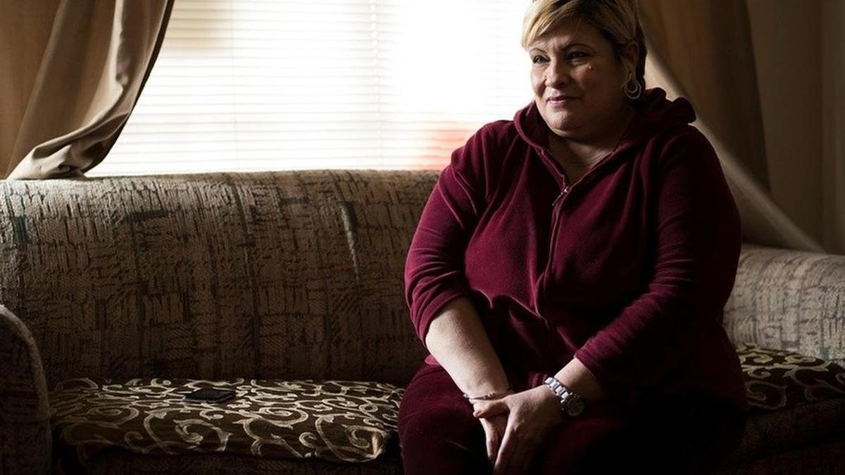Mary Garcia at her home in Arlington on Dec. 22.