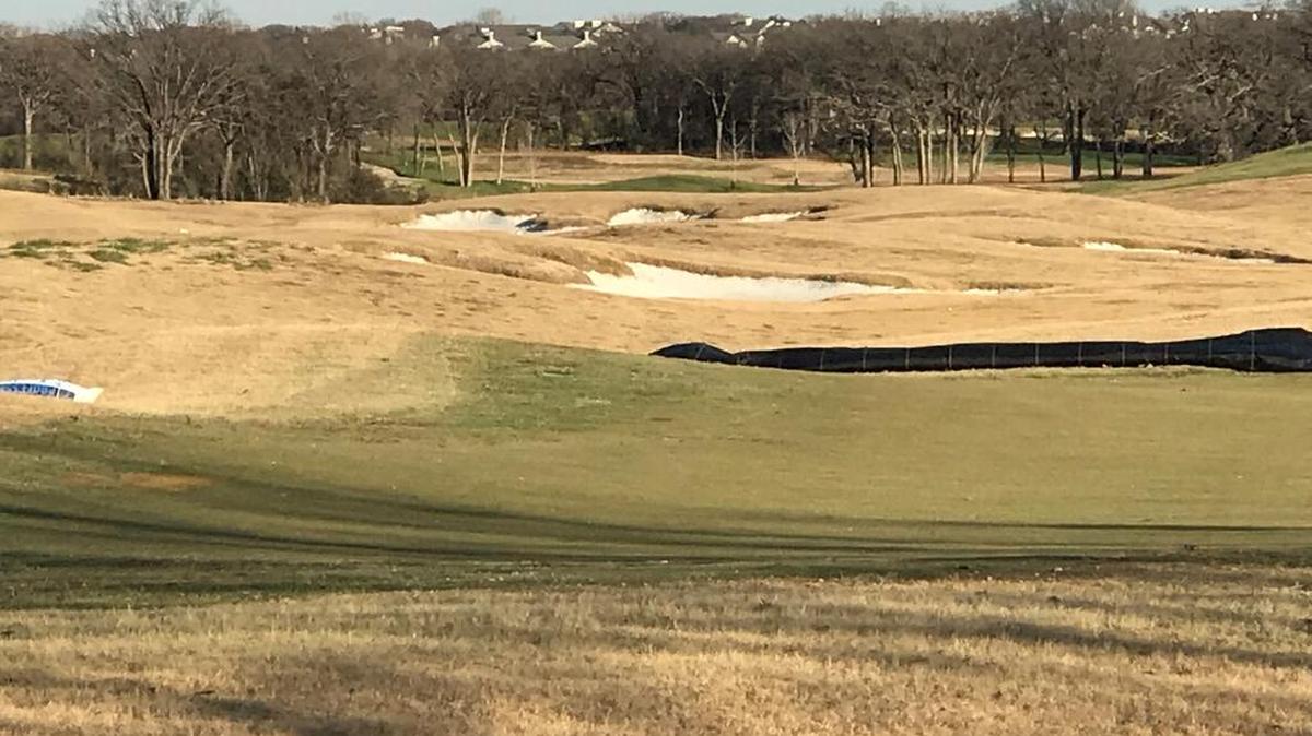 Picture of the new Texas Rangers Golf Club in its early transition from Chester Ditto Golf Course.
