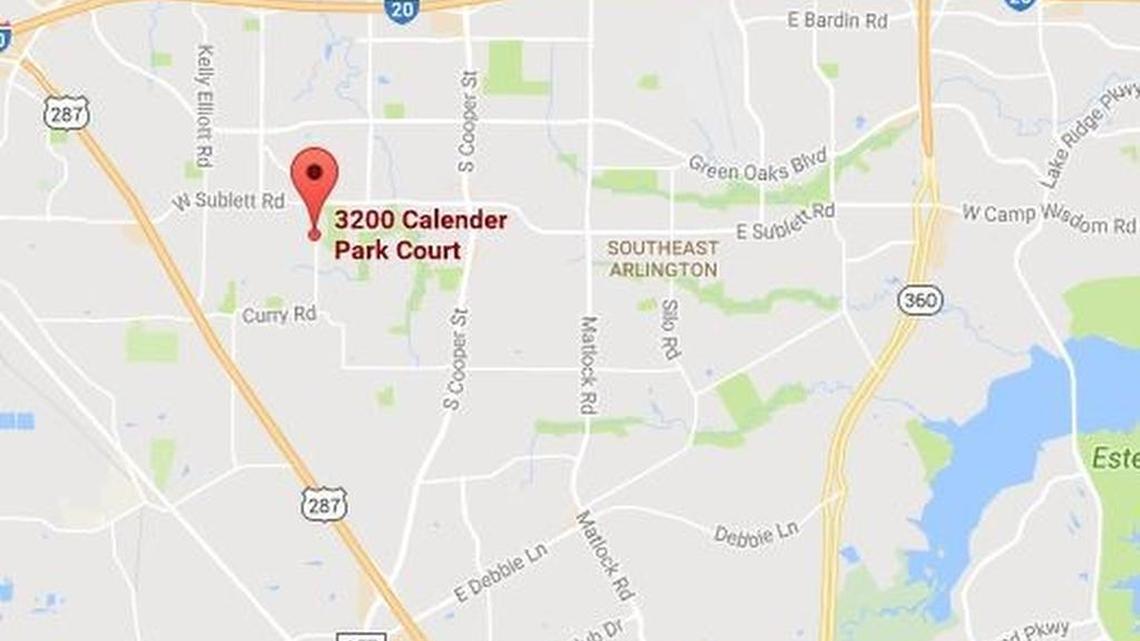Police confused 911 call locations in the 3200 block of Calender Park Court last week.