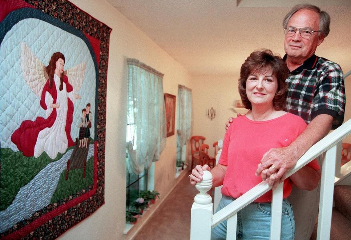 Janice Pettigrew Harris Lord and Dick Lord in an undated photo.