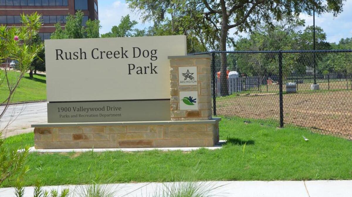The Rush Creek Dog Park is one of the attractions built from the 2008 bond election
