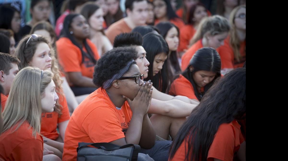 
The Arlington Lamar High School tennis team had a vigil on the school’s courts Sunday to remember John Cookson, 17, who drowned in a kayak accident last Wednesday.

