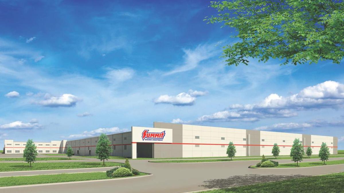 Summit Racing Equipment plans to build a distribution center and superstore along Interstate 20 in Arlington.