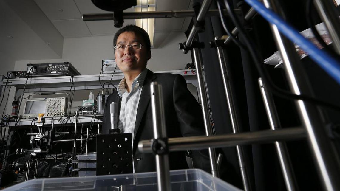 Baohong Yuan, an associate professor of bioengineering at UTA, received a $900,000 grant for his work on deep-tissue imaging technologies.