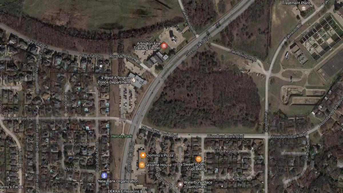 The proposed Arlington Active Adult Center would be built on the city’s Pierce-Burch Water Treatment Plant site at the intersection of West Green Oaks Boulevard and Woodland Park Boulevard, across from the West Police Service Center and the Fire Training Center.