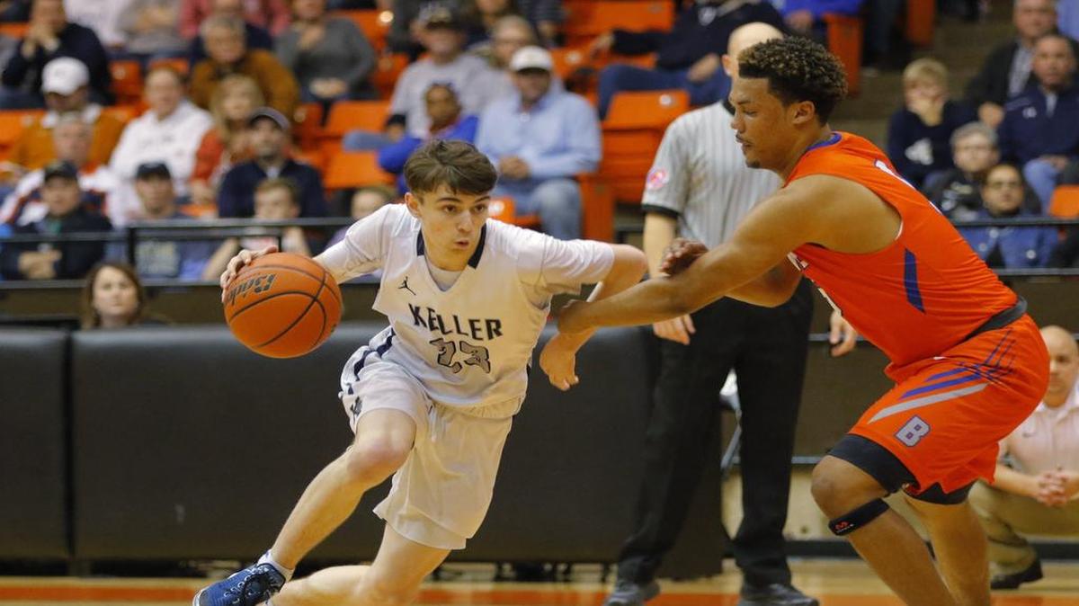 Keller guard Preston Hannah.