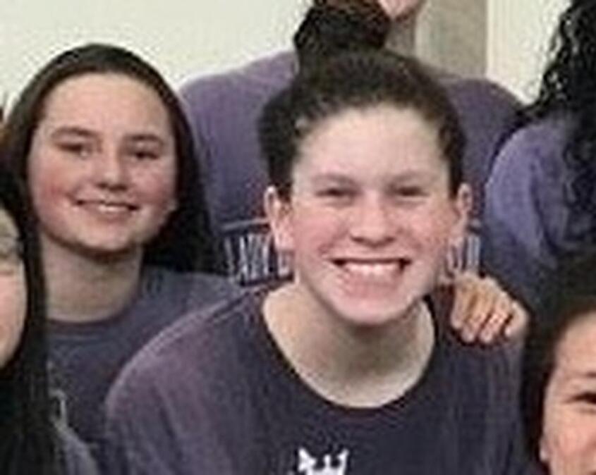 Carroll freshman Natalie Whalen, center, was a big part of the girls team’s success this season.