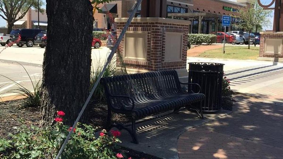 Visitors will know they have gotten to Old Town Keller when they see the new steel entryways.