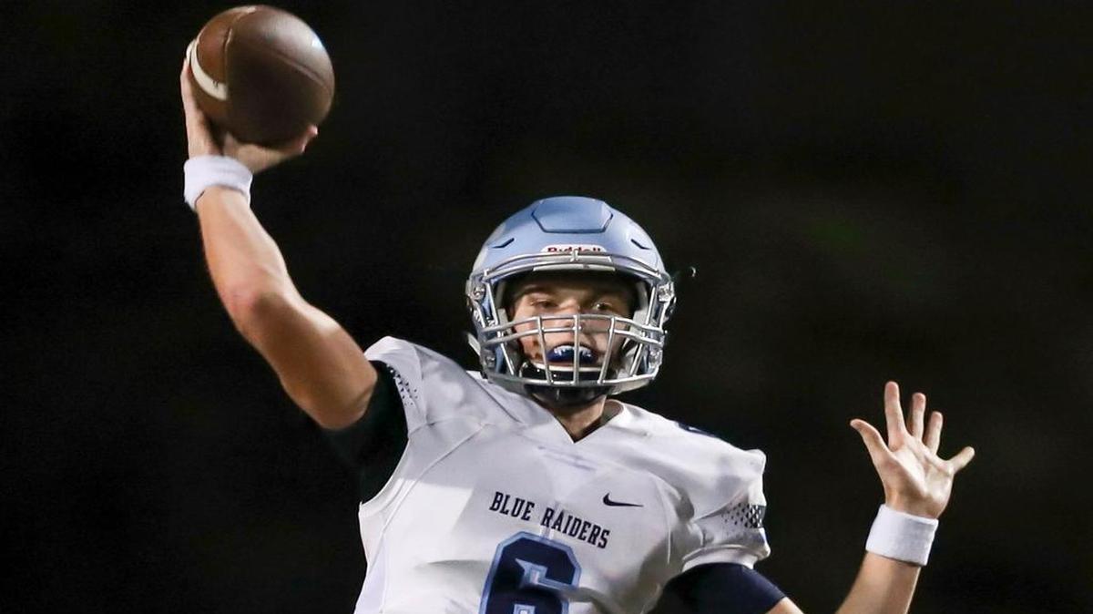 L.D. Bell junior quarterback Austin Brougham had a better than 50 percent completion rate and over 1,000 passing yards this season.