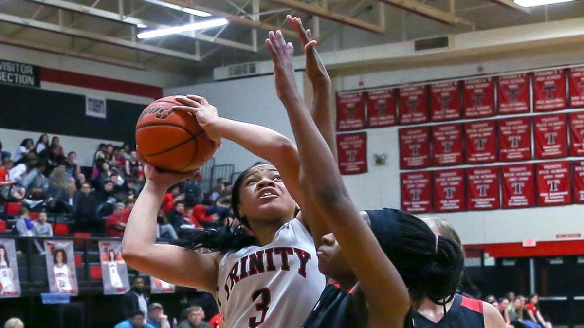 Trinity guard Trinity Oliver remains among the top scorers in the area.