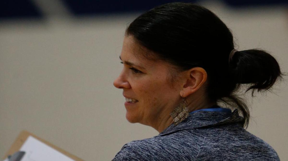 Jinni Walker spent three years assisting Vickie Griffin before being named as her successor after Griffin’s retirement as Bell volleyball head coach.