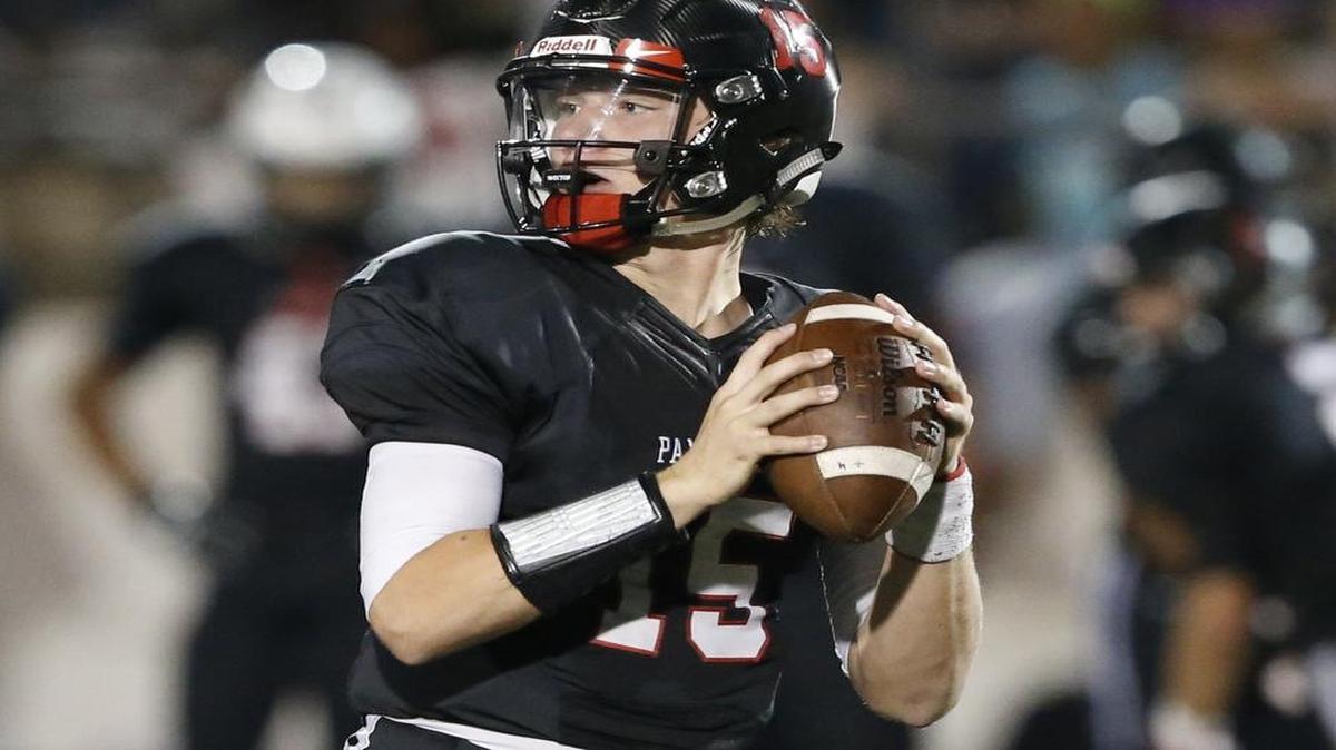 Colleyville Heritage quarterback Camden Roane is playing 7-on-7 to gel better with his receiving targets.