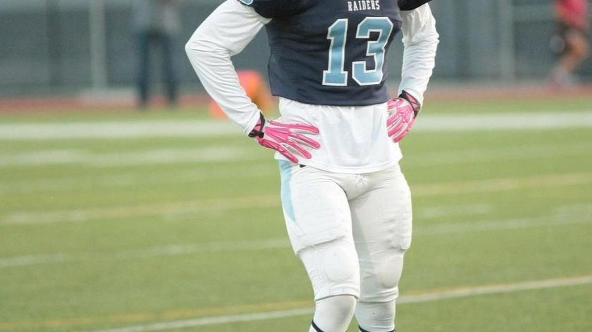 
Florens May of Hamburg, Germany has developed the skills to play for a varsity football team in less than two years.
