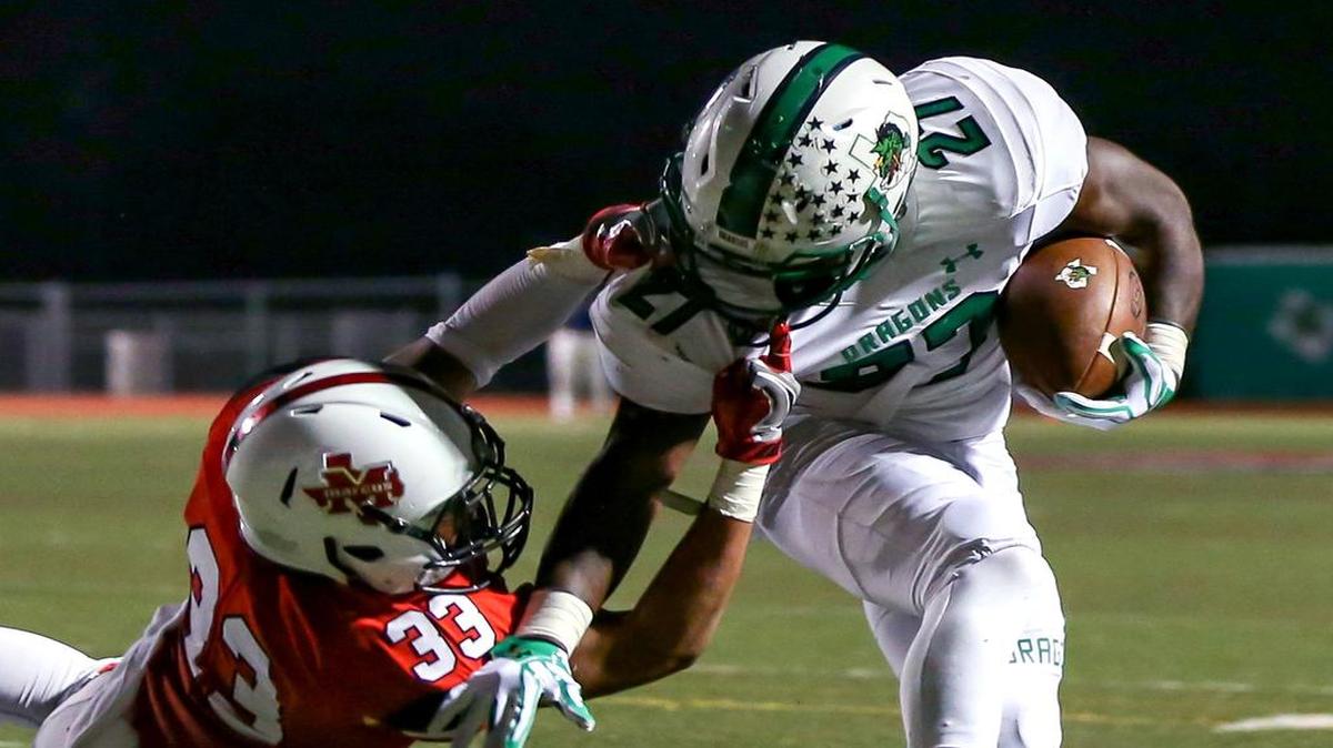 Robert Sledge and the Dragons could sew up the district title by winning their final three games.