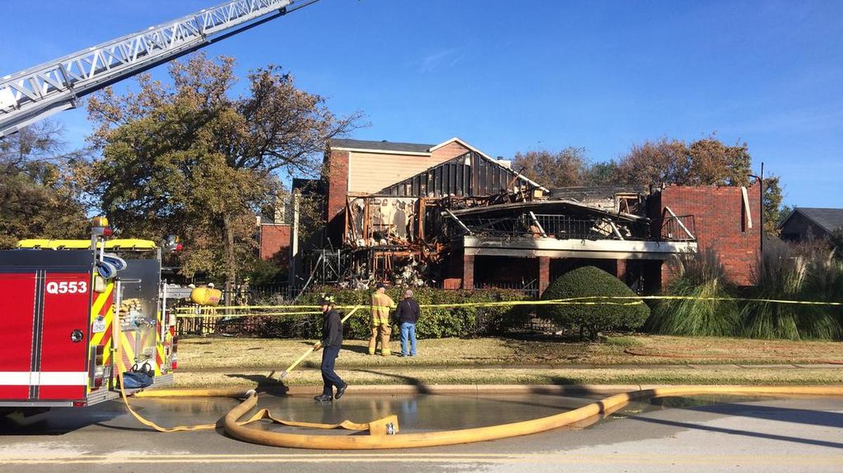 Several apartments in The Palisades at Bear Creek complex were destroyed in a large fire Saturday morning, displacing 30 people.