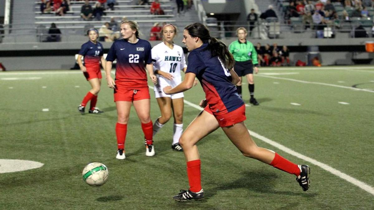 Grapevine’s Bri Gajewski had the game-winning penalty kick against Wichita Falls.