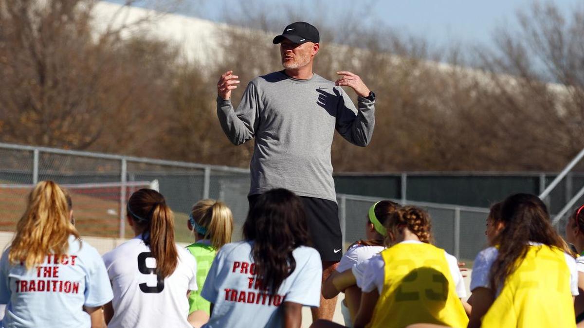 Carroll Lady Dragons head coach Matt Colvin was unaware of his team’s historic lack of success against McKinney Boyd.