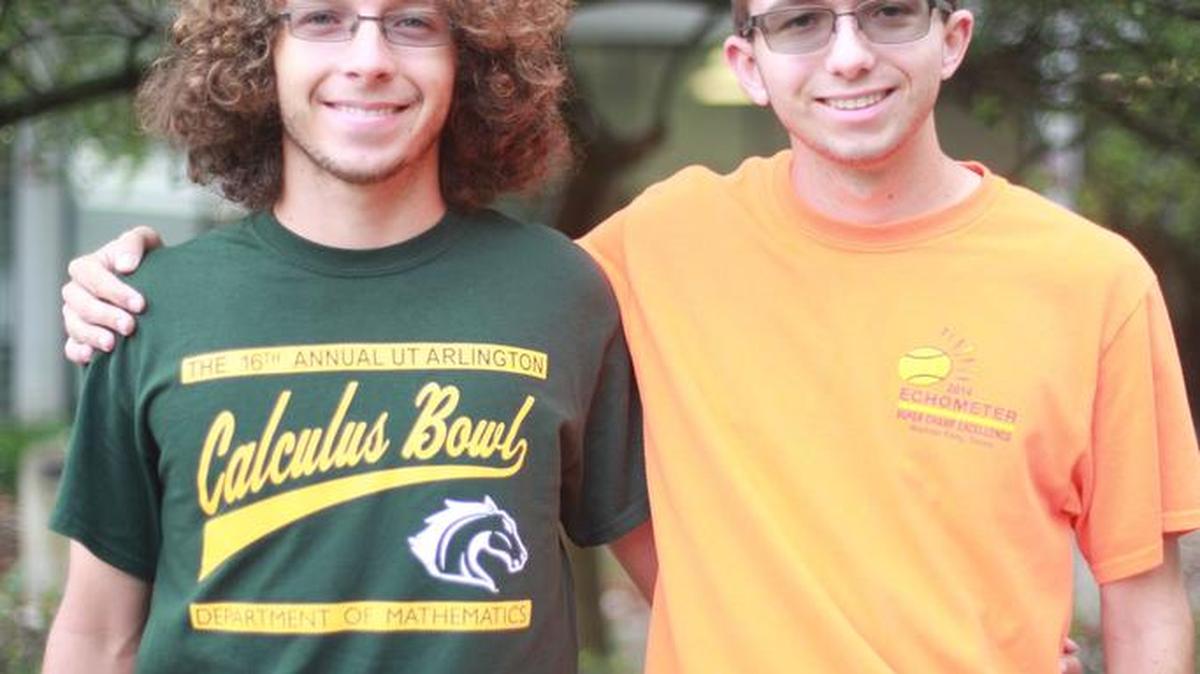 Tine (right) and Miha (left) Valencic are the valedictorian and salutatorian for the Class of 2016 at Grapevine High School.