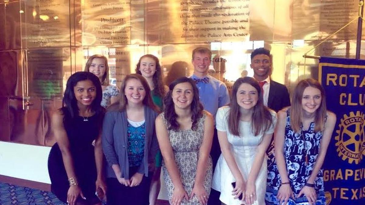 The Rotary Club of Grapevine awarded 19 scholarships for $1,500.