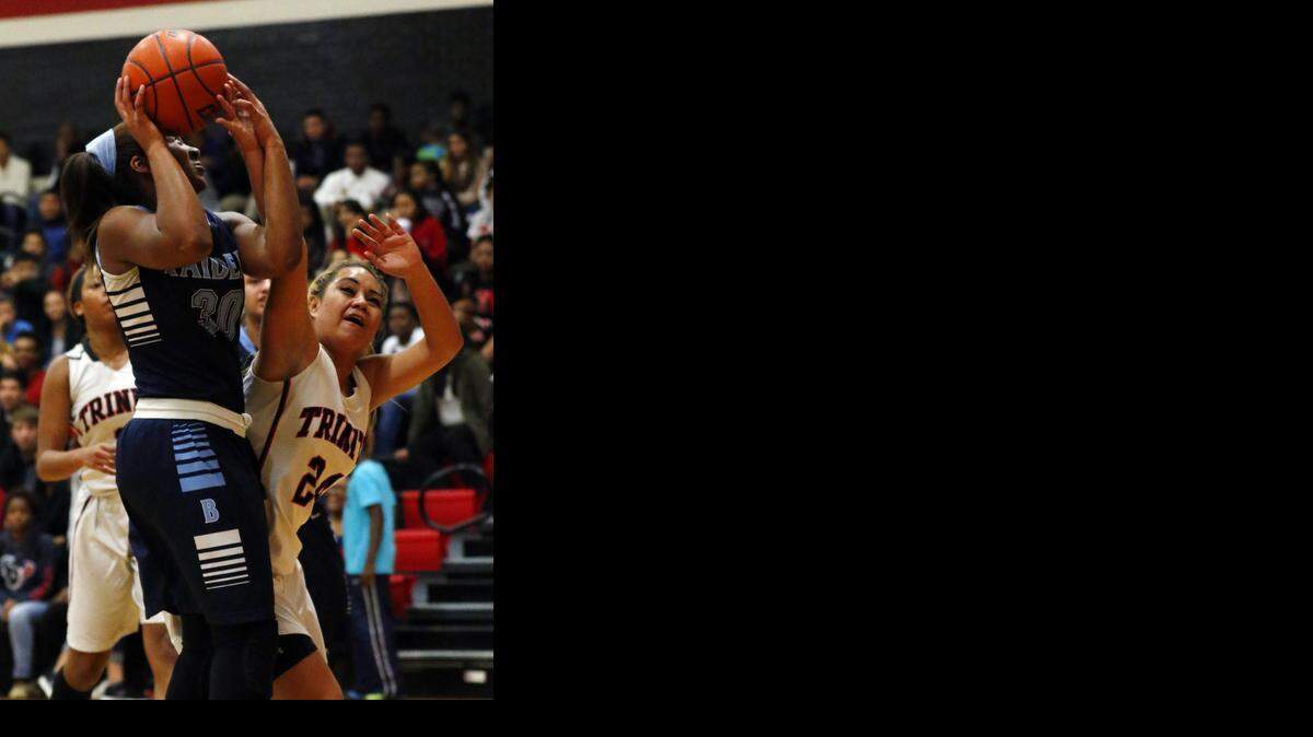 
Lady Raiders junior Tatyanna Bradley (30) struggled with a knee injury this season, but plans to have surgery and return at full strength for her senior year.
