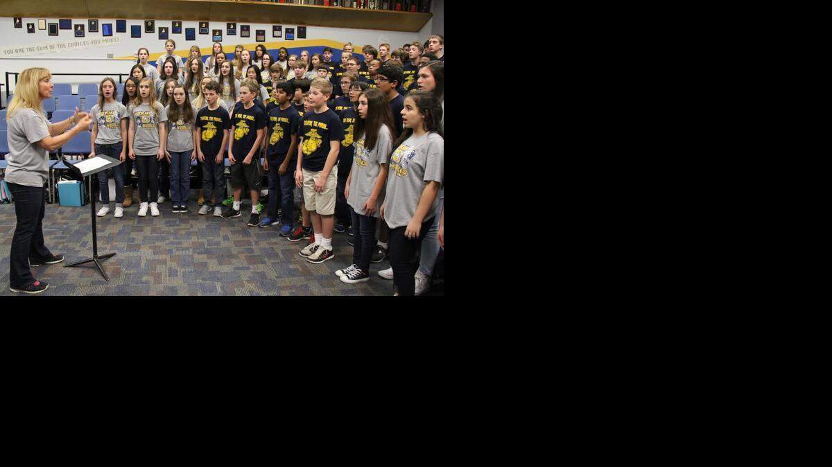 
Heritage Middle School a cappella choir has been selected to perform at the Texas State Capitol in Austin on Wednesday.


