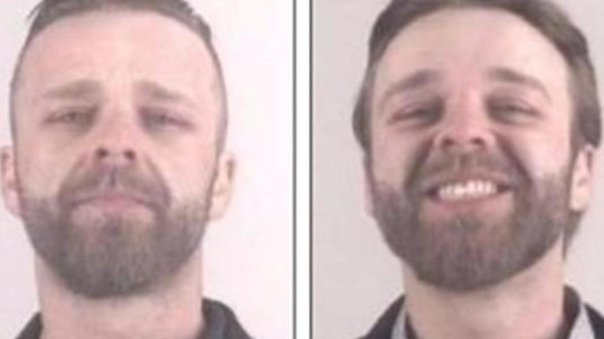 Two DPS-provided photos of Zachary Jenkins, who is wanted for failing to register as a sex offender.