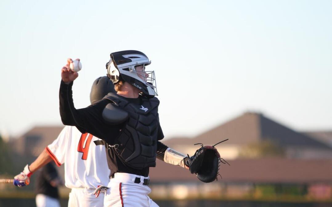 Catcher Jimmy Crooks is one of only two returning starting position players from last season.