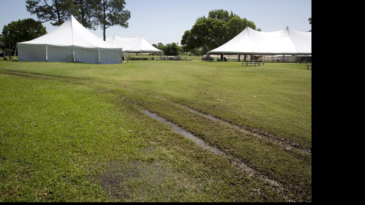 
Arbor Daze festival in Euless was canceled last weekend because of standing water from a storm. 
