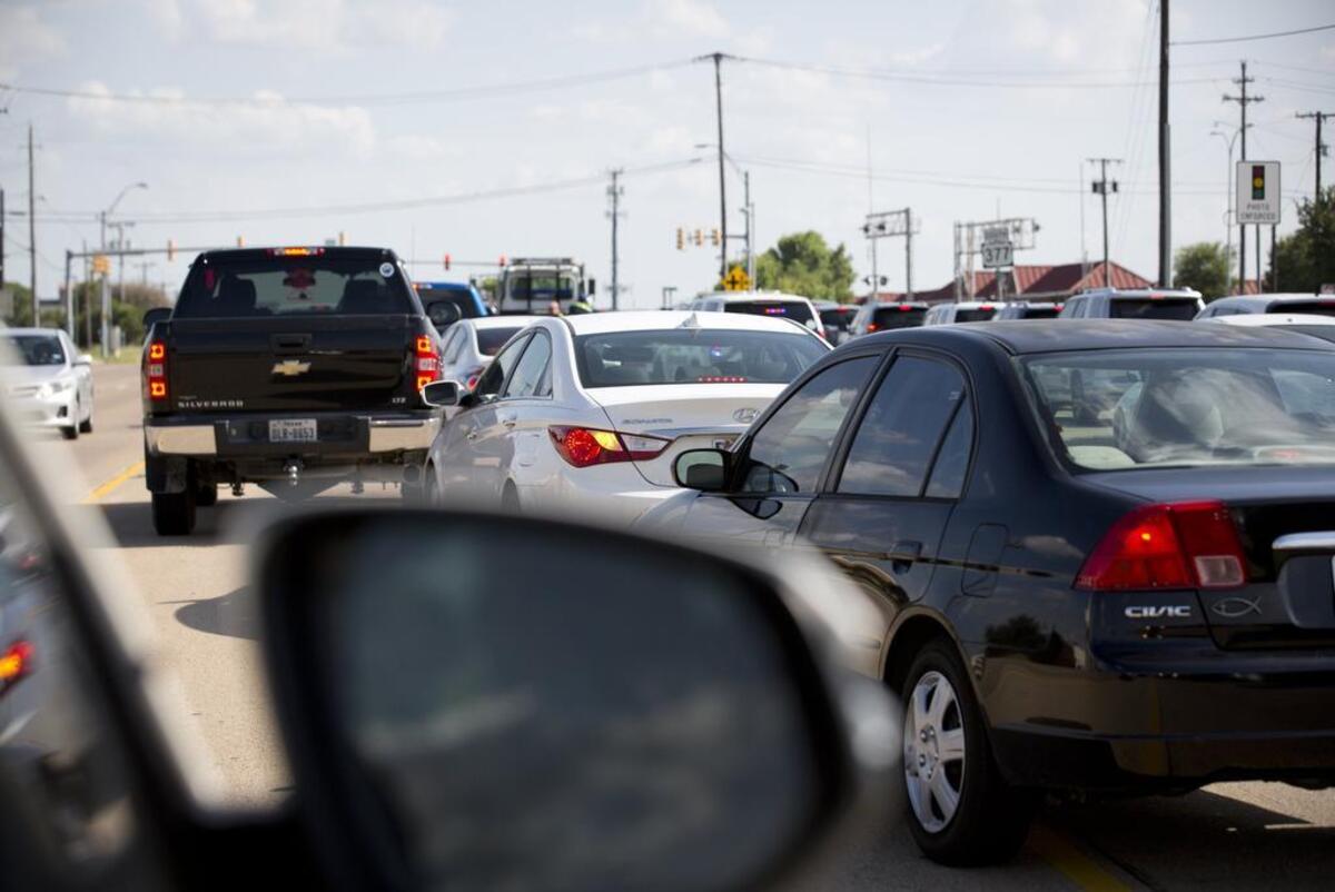 The left turn lane, or chicken lane, is about to get a makeover on this busy stretch of U.S. 377 in Northeast Tarrant County.