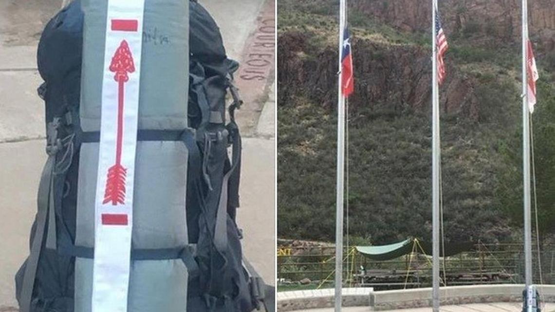 Last week, the Buffalo Trail Scout Ranch flags were flying half staff for Reid Comita who collapsed and died while on a Boy Scouts backpacking trip. Comita’s backpack was propped up against one of the flag poles.