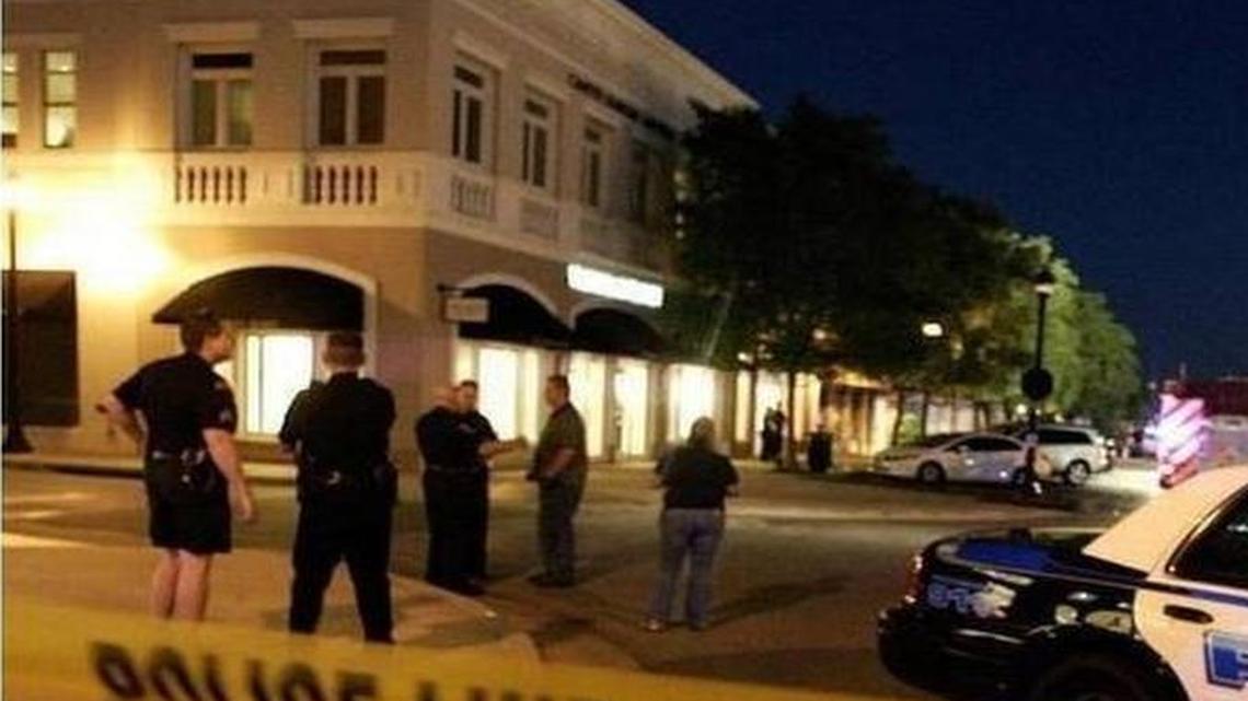 This was the crime scene at Southlake Town Square after the murder of a Gulf cartel lawyer in 2013.